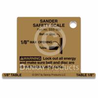 SSS-350 Sander Safety Scale