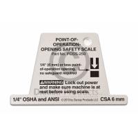 POSS-250 Point-of-Operation-Opening Safety Scale