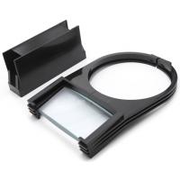 Magnifier Attachment With 2" x 4", 2-Power Glass Lens