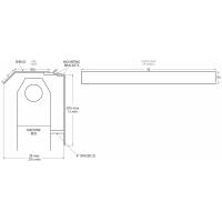 SHD-1642LW Wood Lathe Shield for 42"-Long Working Area and Smaller