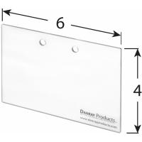 RSO-64F 6" x 4" x 3/16" Flat Shield. Weight: 5.5 oz.