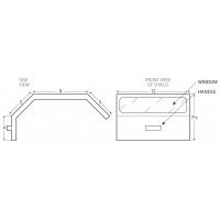 RSA-2312LSF Steel Lathe Chuck Shield Only for 12" Chucks and Smaller