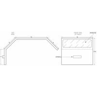 RSA-4016LSF Steel Lathe Chuck Shield Only for 24" Chucks and Smaller