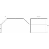 RSO-4016L Poly. Lathe Chuck Shield Only for 24" Chucks and Smaller (With Rear Angle)